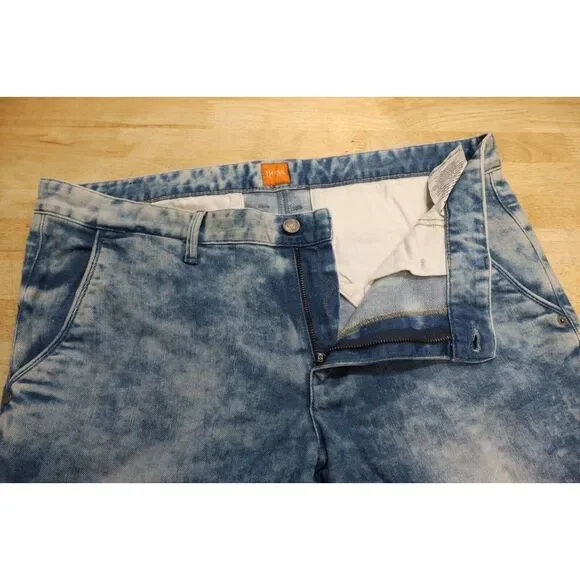 Mens Hugo Boss Orange Jeans Size‎ 36x36 Blue Acid Wash Range 63 Slim Fit Pants - Picture 8 of 10